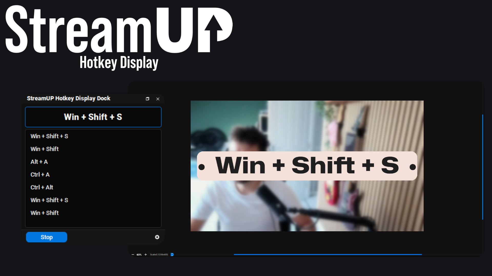 Hotkey Display