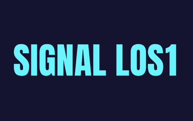 A glitch tearing the title apart and putting it back.