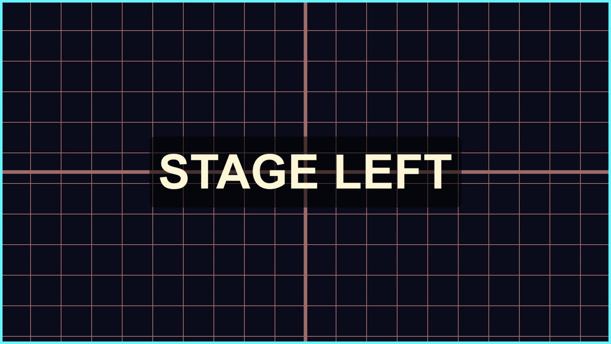 A grid and a centre crosshair, for lining a camera up properly.